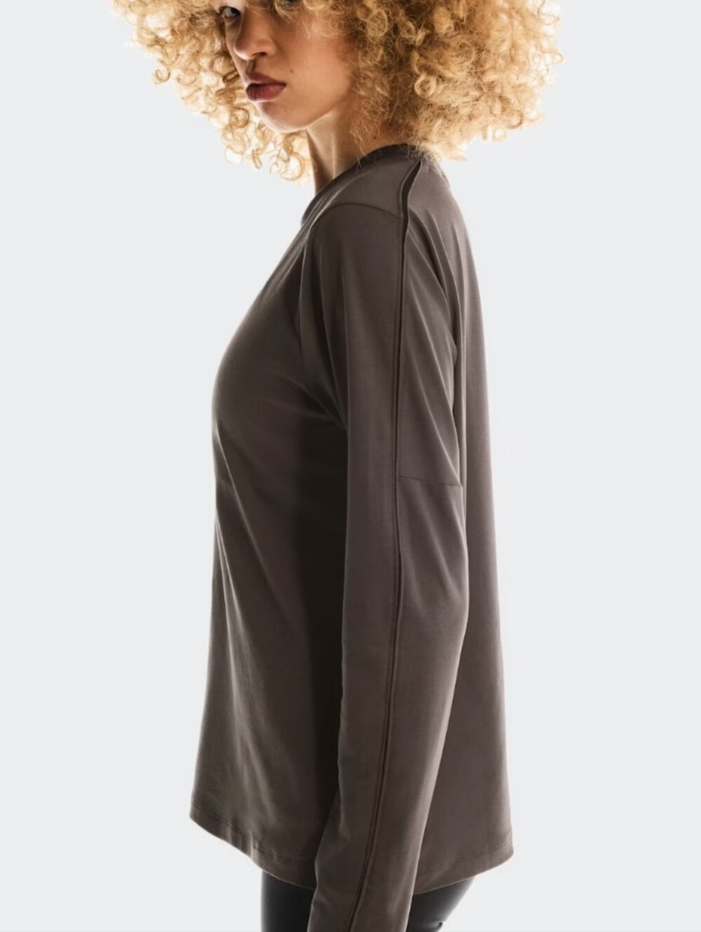 On Cloud Running Focus Breathable Brown Long T Shirt